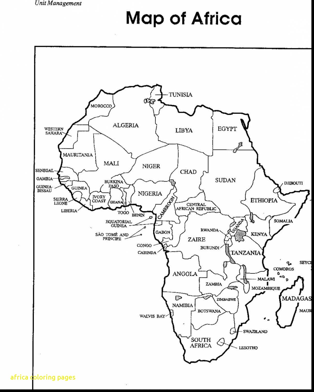 Africa Coloring Pages