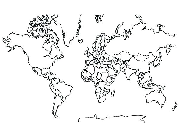 600x463 Map Of Africa Coloring Page World Map Coloring Page Download Print