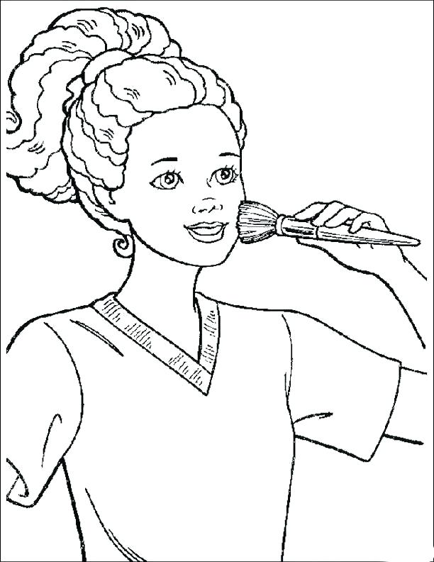 612x792 African American Coloring Books Plus Coloring Pages Colors Barbie