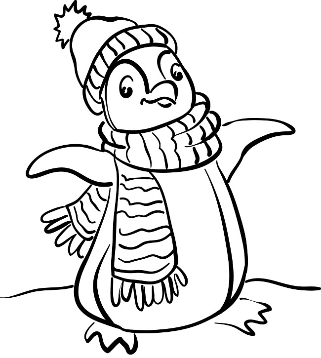 African Penguin Coloring Pages