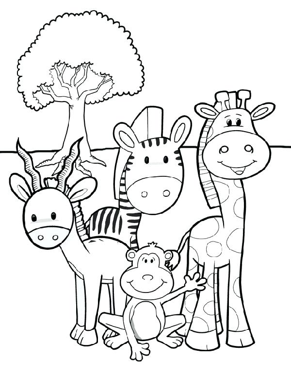 600x776 Safari Coloring Page Trend Safari Animals Coloring Pages For Your
