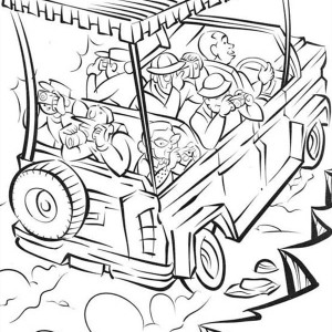 300x300 African Safari Coloring Pages Color Bros