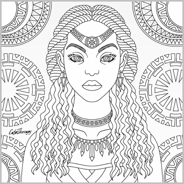 736x736 African Queen Coloring Pages Copy Fresh Adult