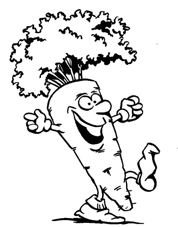 600x766 Afro Hair Carrot Coloring Pages Afro Hair Carrot Coloring Pages
