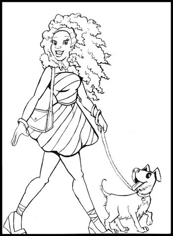 350x479 Color My Fro A Natural Hair Coloring Book For Big Hair Lovers