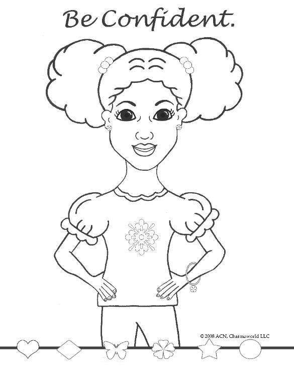 585x735 Coloring Pages For Black Girls Charmz Girl Jada Coloring Pages