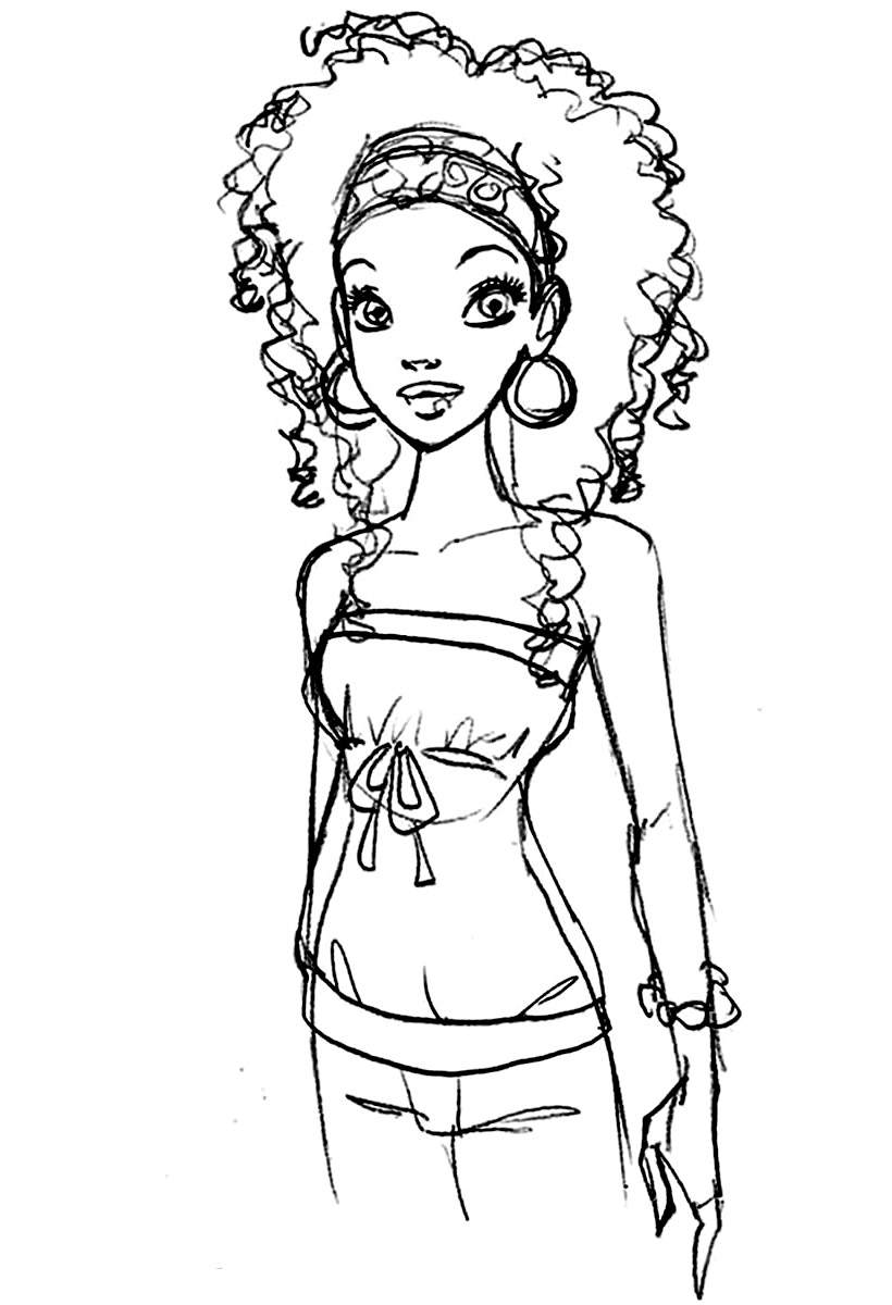 820x1200 African American Coloring Pages Top Famous Nice Design For You