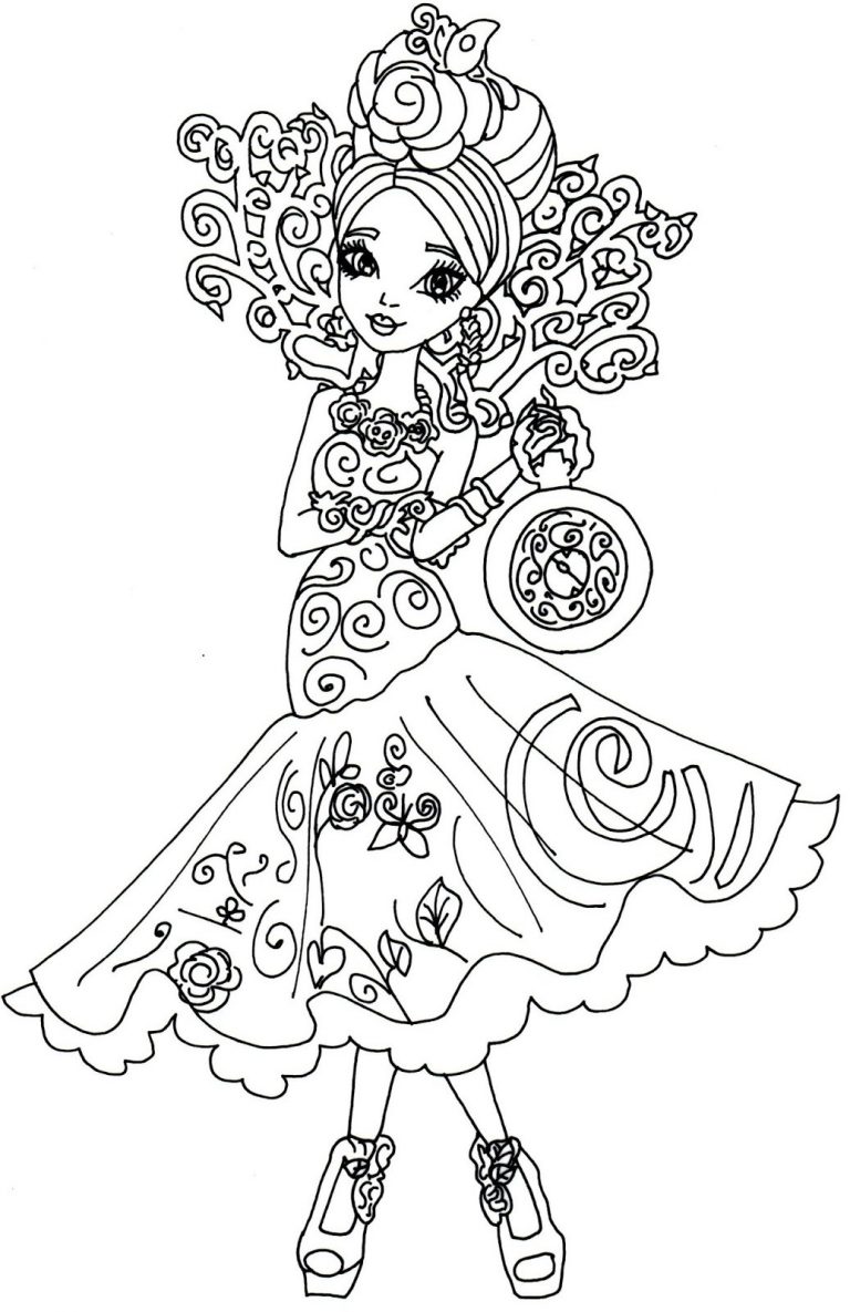 768x1185 Ever After High Coloring Pages Bunny Blanc Best Of Copy Free