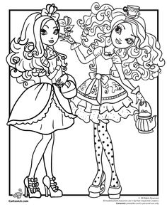 236x305 Free Printable Ever After High Coloring Pages Cedar Wood Ever