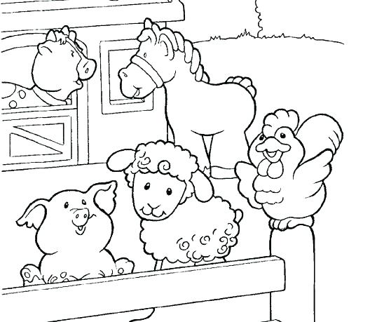 538x459 Farm Coloring Pages Coloring Page Farm Animals 7 Farm Coloring