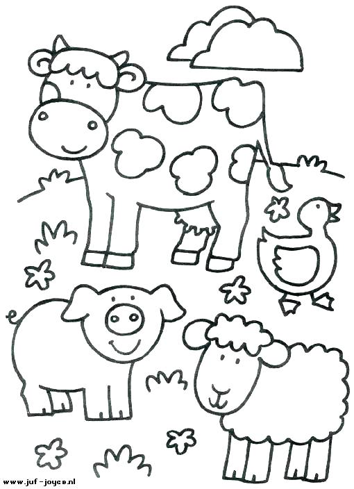510x704 Printable Farm Coloring Pages Farm Color Page Farm Coloring Pages