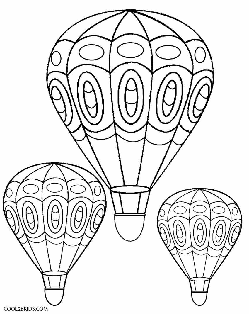 850x1071 Printable Hot Air Balloon Coloring Pages For Kids Cool2bkids