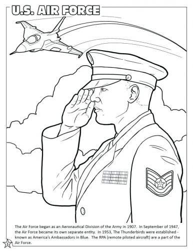 386x500 Coloring Page ~ Air Force Coloring Pages Us Page Army 1 Air Force