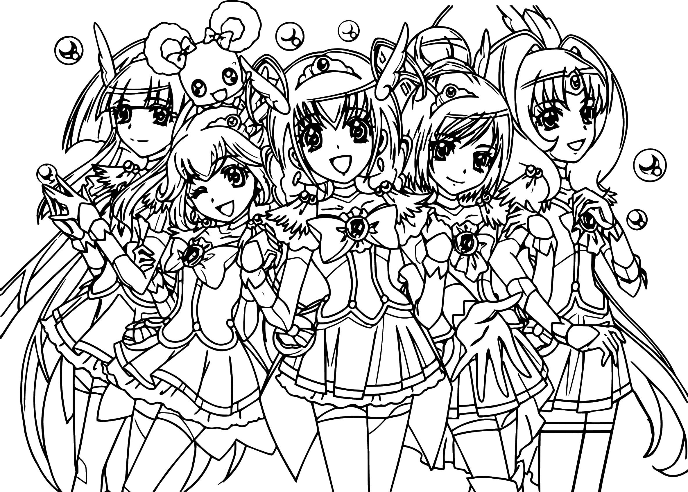 2368x1694 Us Air Force Coloring Pages Best Of Smile Precure Glitter Team