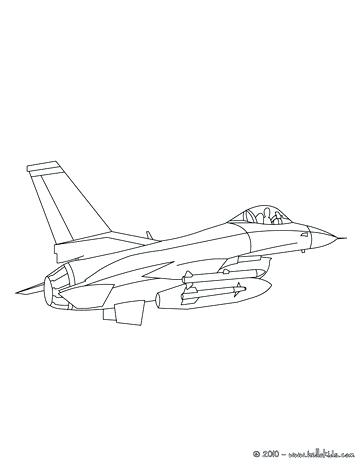 Air Force One Coloring Page