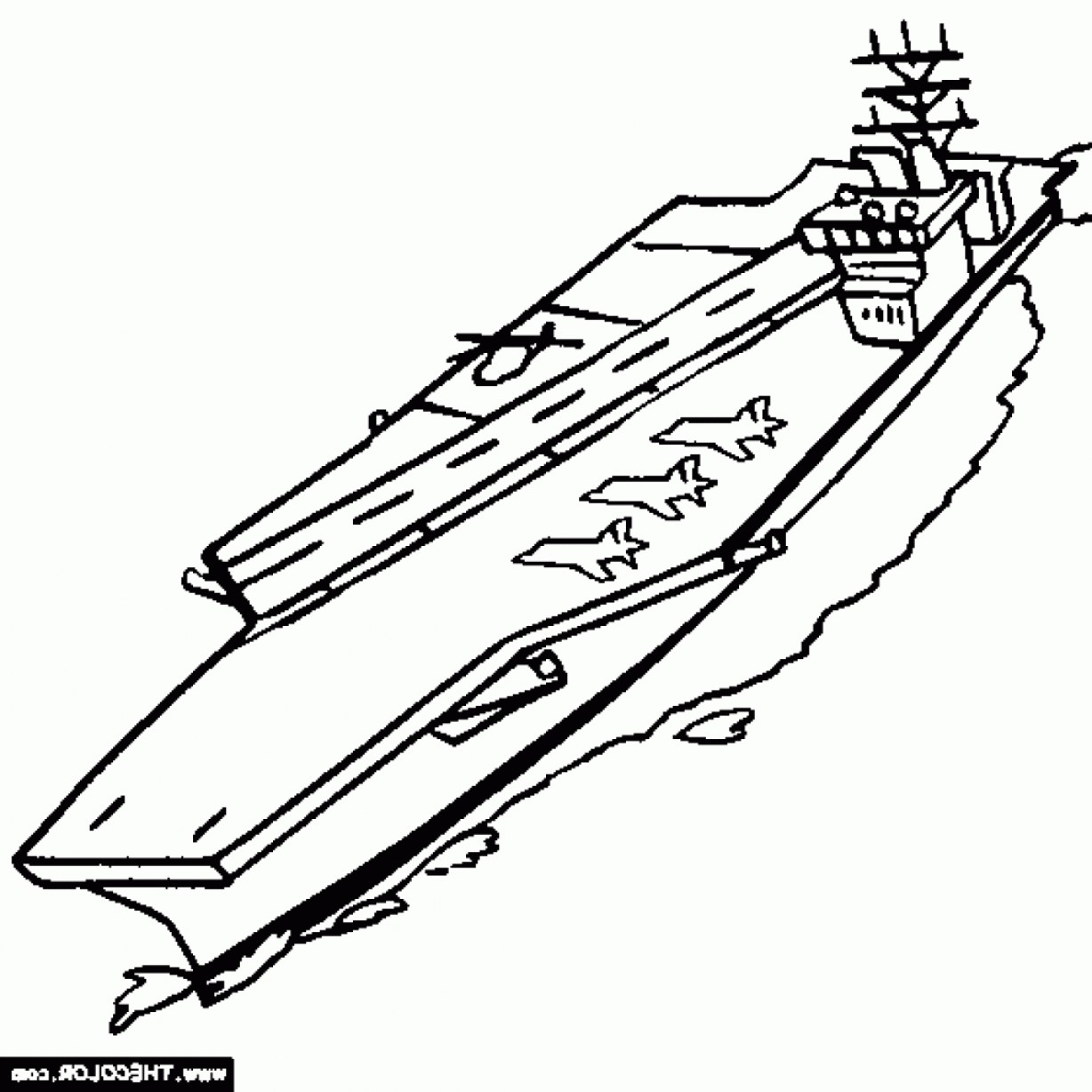1228x1228 Uss Nimitz Aircraft Carrier Coloring Page For Aircraft Carrier