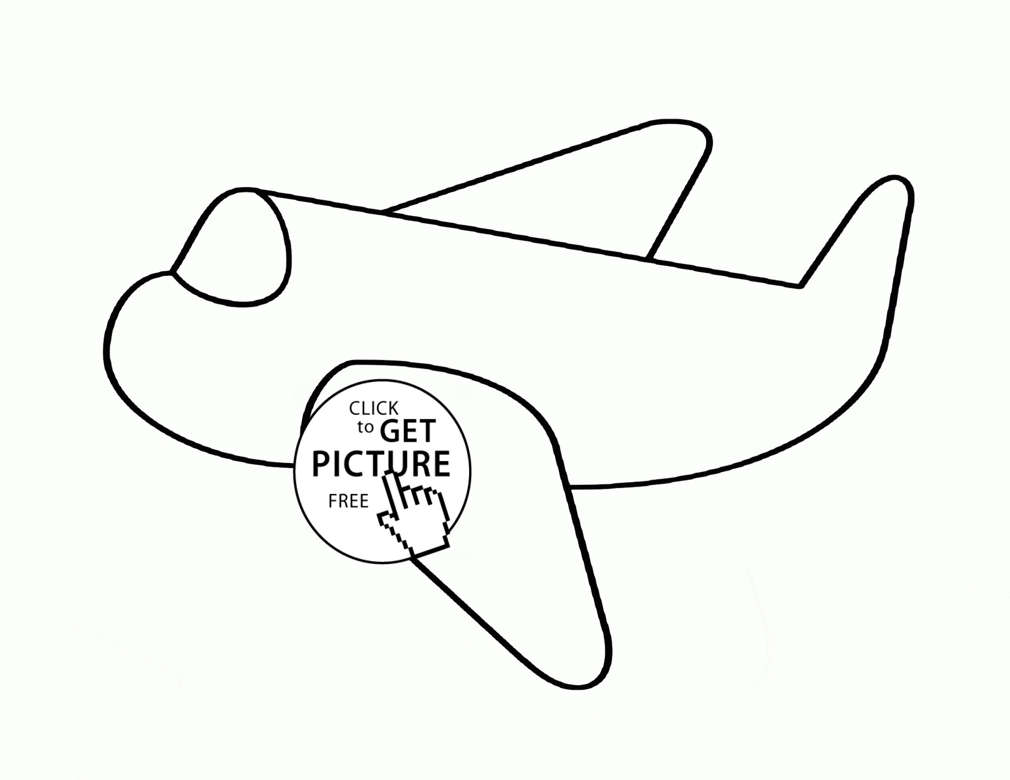 2080x1607 Airplane Coloring Pages Simple Copy Simple Airplane Coloring Page