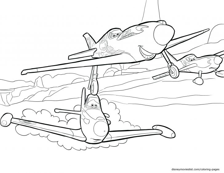 728x563 Airline Airplane Coloring Page Pages Flowers And Butterflies Drawn