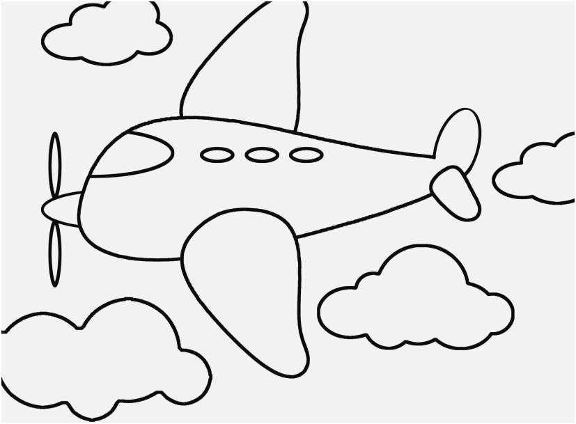 Airplane Coloring Pages For Preschool