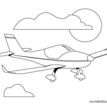 220x220 Plane Coloring Pages