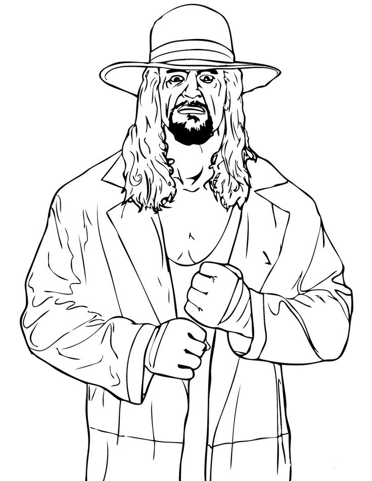 736x951 Coloring Pages Of Wwe Wrestlers Many Interesting Cliparts On Wwe