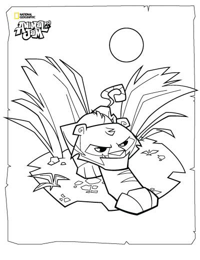 400x518 Animal Jam Coloring Pages The Daily Explorer Classroom