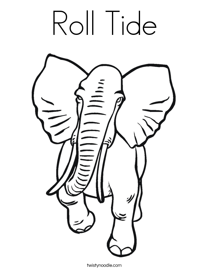 Alabama Coloring Pages Football