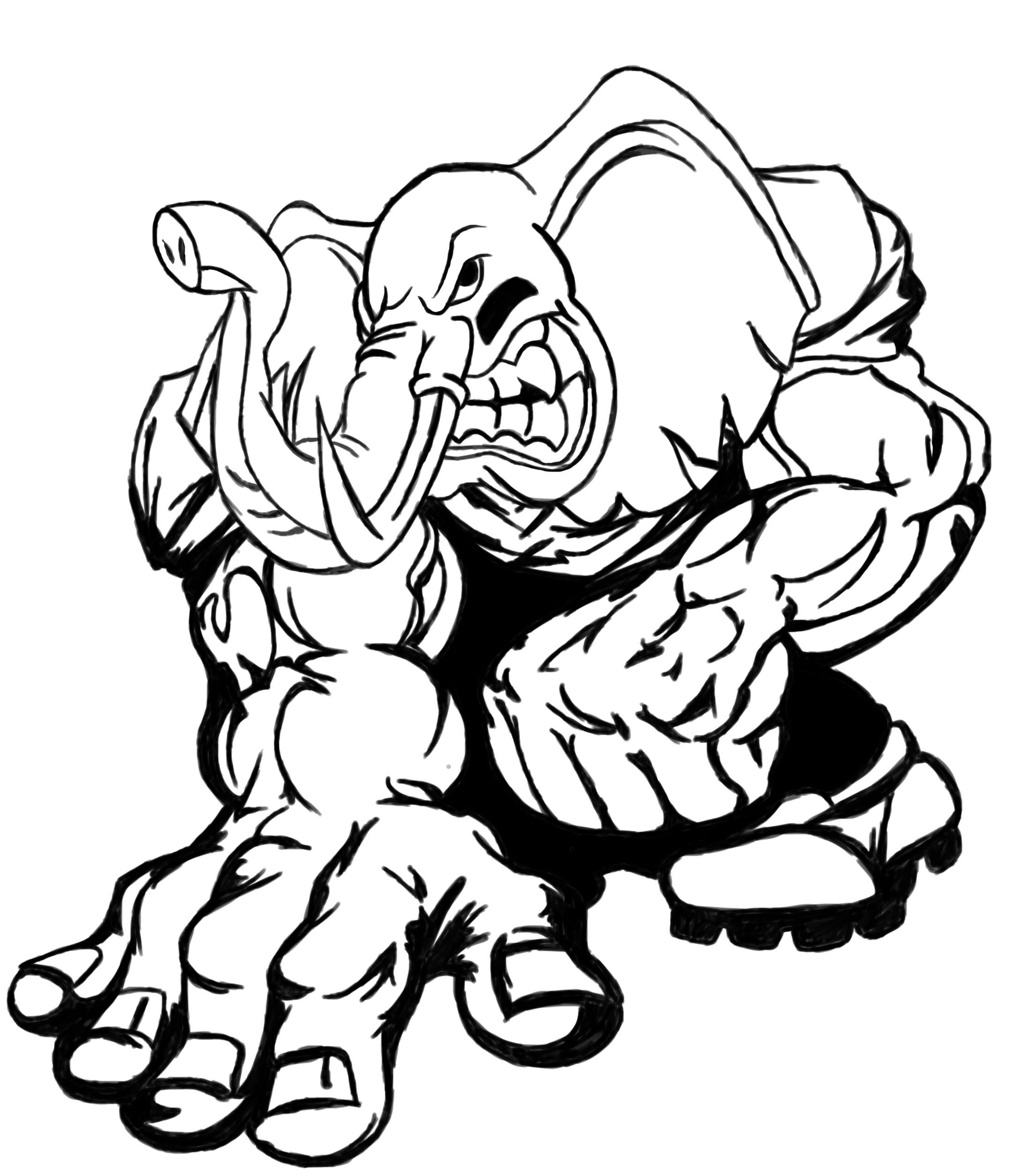 2167x2516 36 Auburn Football Coloring Pages, Auburn Tigers Mascot Coloring