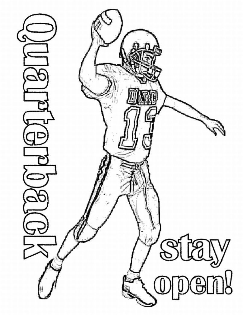 806x1042 Cartoon Football Player Coloring Pages Download Coloring Sheets