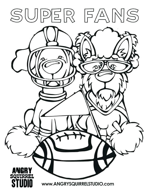 612x792 Football Coloring Pages Intended For X X X A A Previous Image