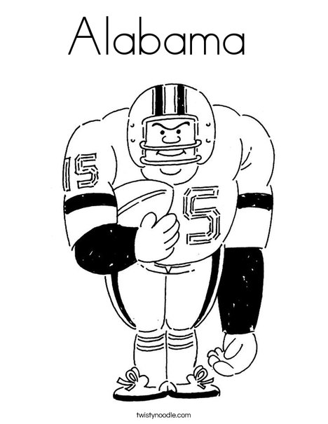 468x605 Alabama Football Coloring Pages Alabama Crimson Tide College