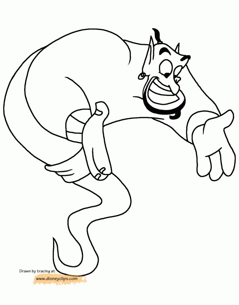 801x1024 Magic Aladdin Coloring Pages 0 In With At Aladdin