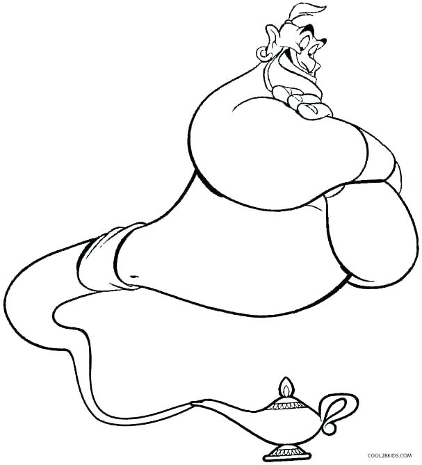 607x669 Aladdin Coloring Page Coloring Pages Also Printable Coloring Pages