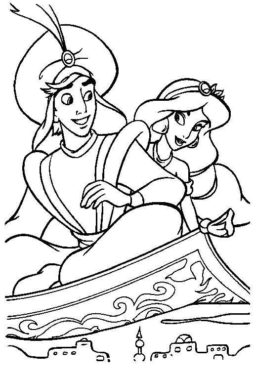 512x759 Aladdin Coloring Pages Aladdin And The King Of Thieves Coloring