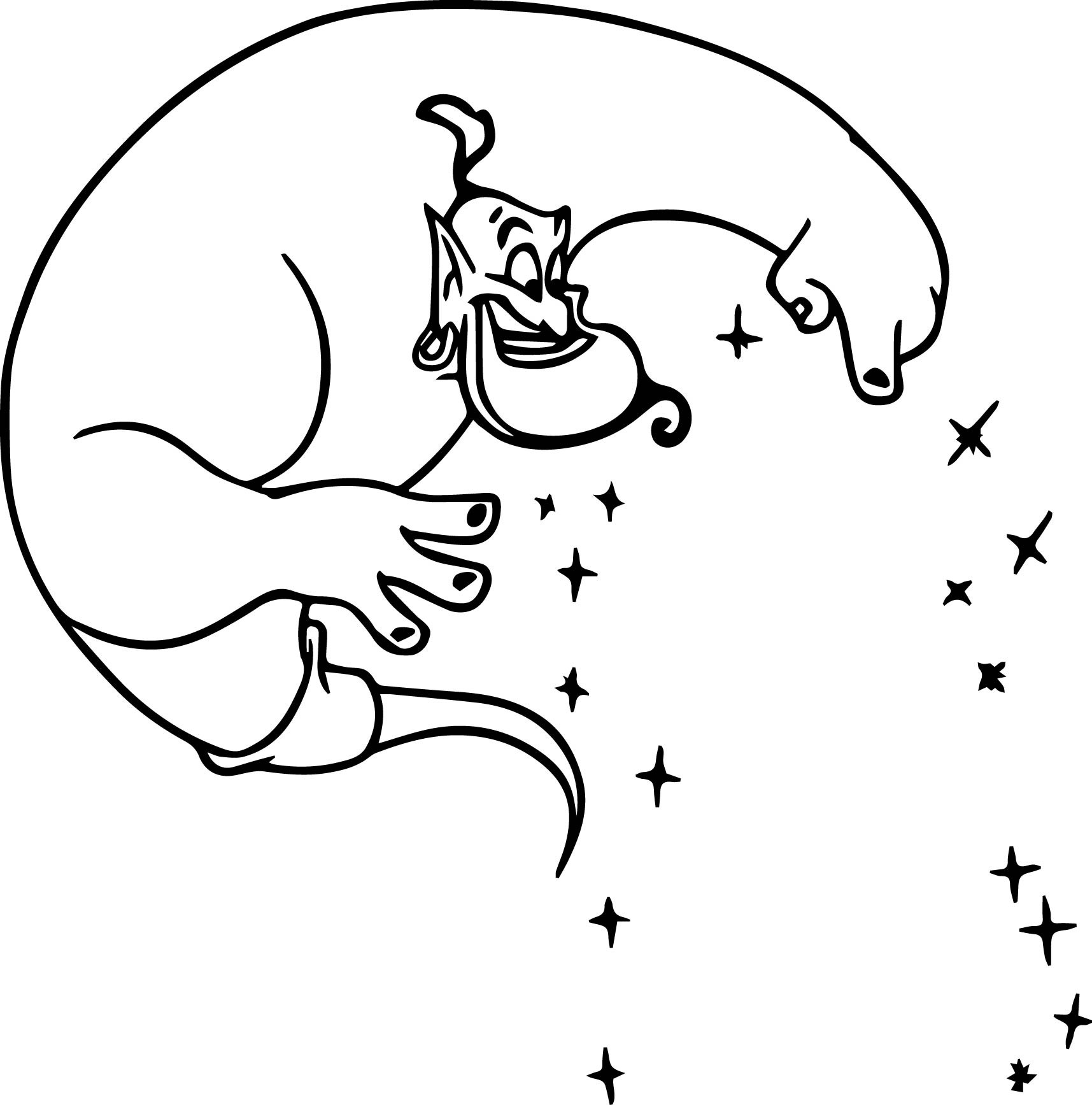 1715x1735 Inspiration Jasmine And Aladdin Coloring Pages Free New Free Genie