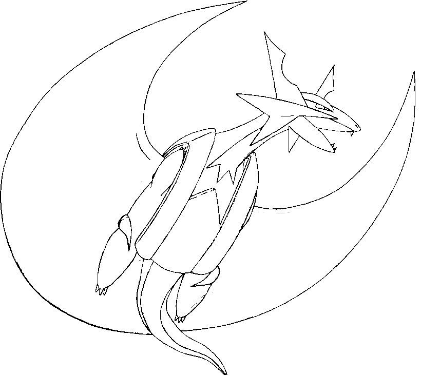 820x733 Coloring Pages Mega Evolved Pokemon Drawing