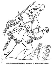 220x269 Alamo Coloring Page Texas History 4th Grade Ss