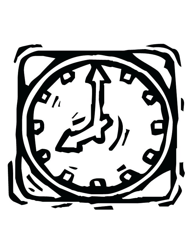 630x810 Clock Coloring Page Alarm Clock Point To 3 Coloring Pages Coo Coo