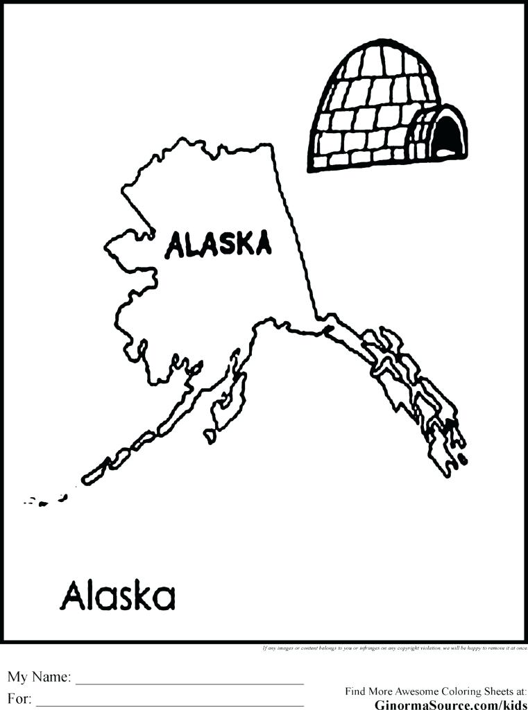 761x1024 Alaska Coloring Pages