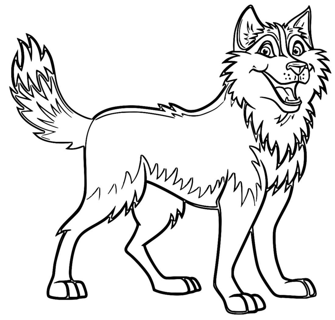 1100x1049 Siberian Husky Coloring Pages Lovely Cartoon Illustration Funny