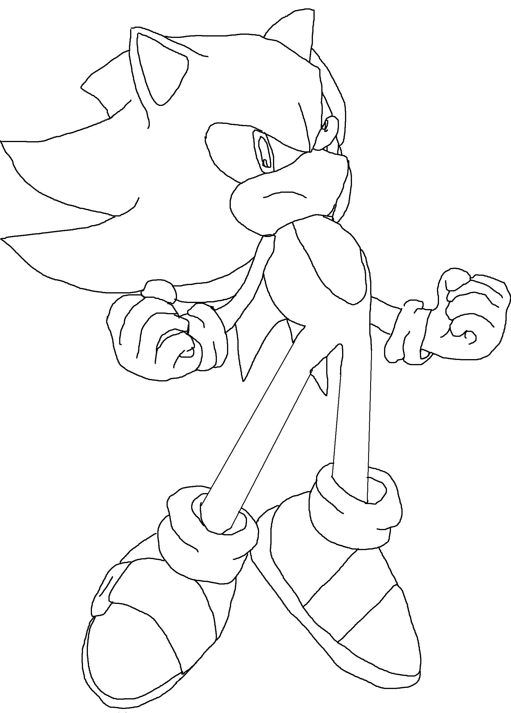 1767x2464 Sonic Coloring Pages 6 Kids In Print X Page