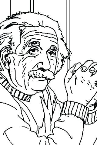 320x480 Albert Einstein Coloring Pages Coloring Pages Photos Of Coloring