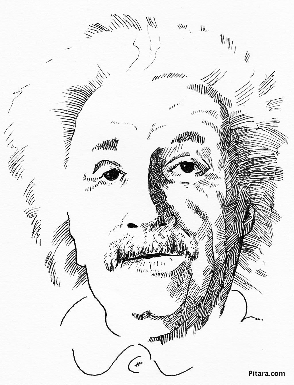 1024x1342 Albert Einstein Coloring Page