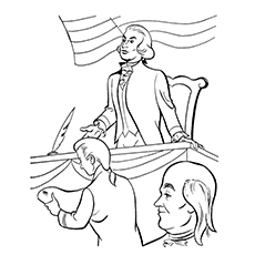 Alexander Hamilton Coloring Page