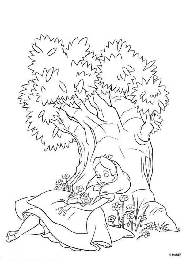 607x850 Alice 9 Coloring Pages