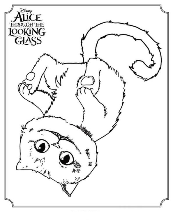 594x768 Kids N 5 Coloring Pages Of Alice Through The Looking Glass