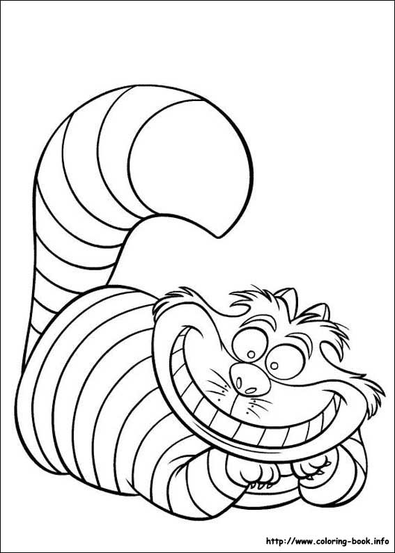 567x794 Alice In Wonderland Coloring Book On Coloring Forkids