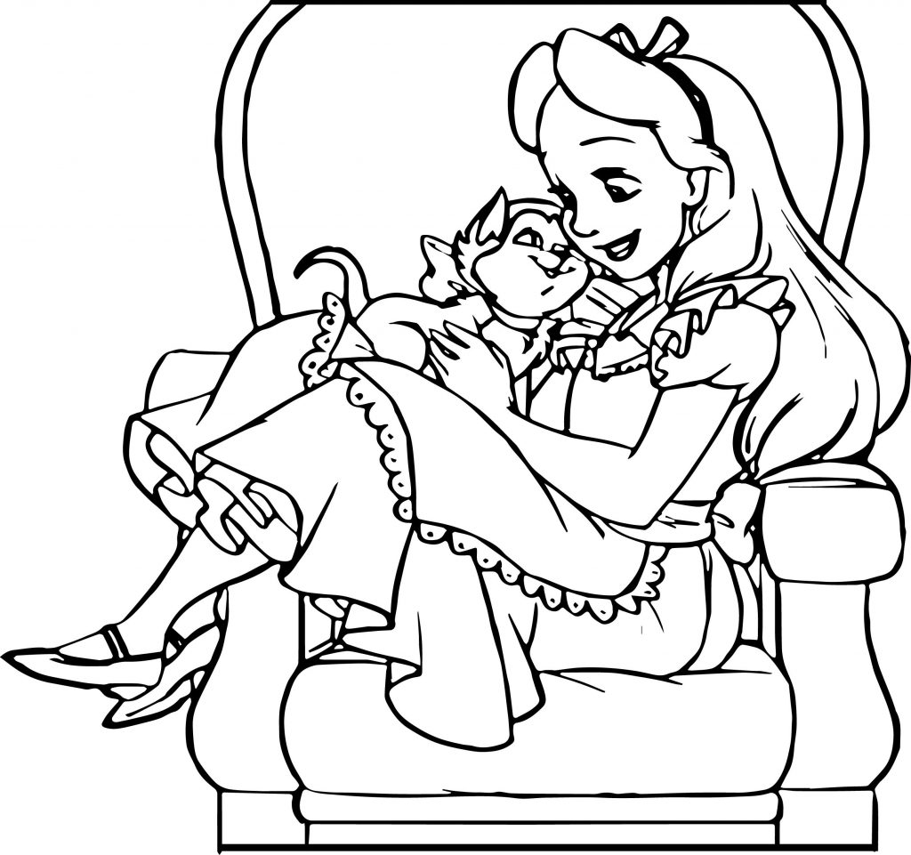 1024x961 Alice In Wonderland Coloring Pages Free Mickey Colouring Pages
