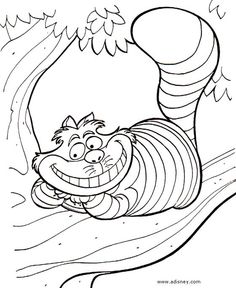 236x288 Alice In Wonderland Coloring Pages Wonderland Cat Coloring