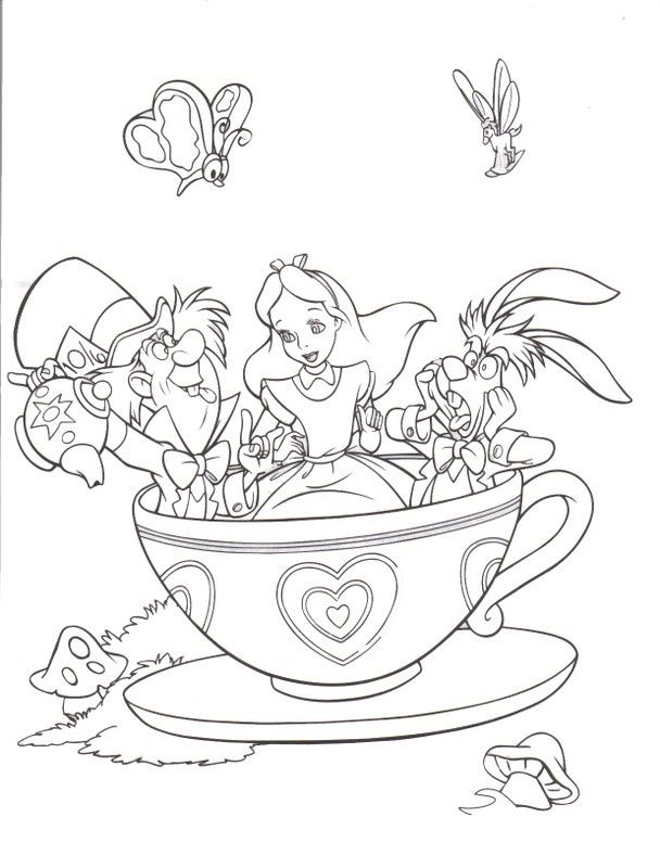 608x800 Alice In Wonderland Queen Of Hearts Disney Drawing